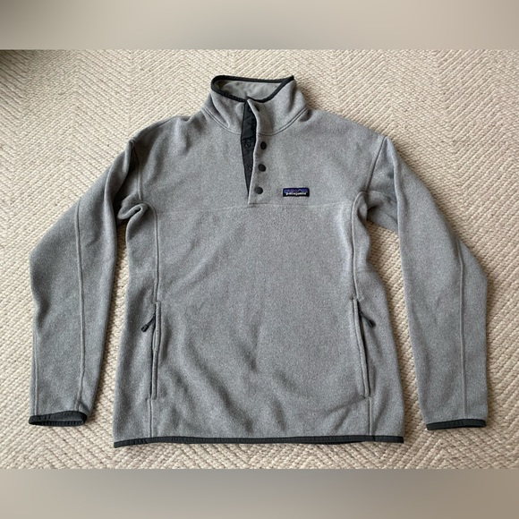 Patagonia Tops - Patagonia Grey Fleece Sz S